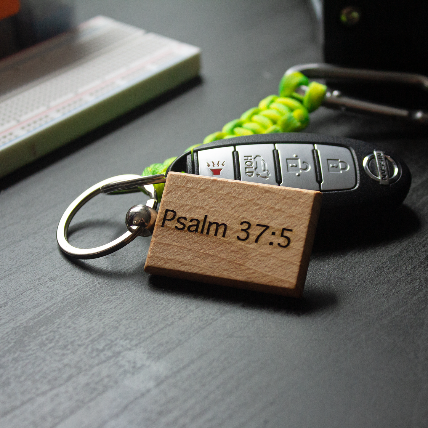 Psalm 37:5 Verse Keychain