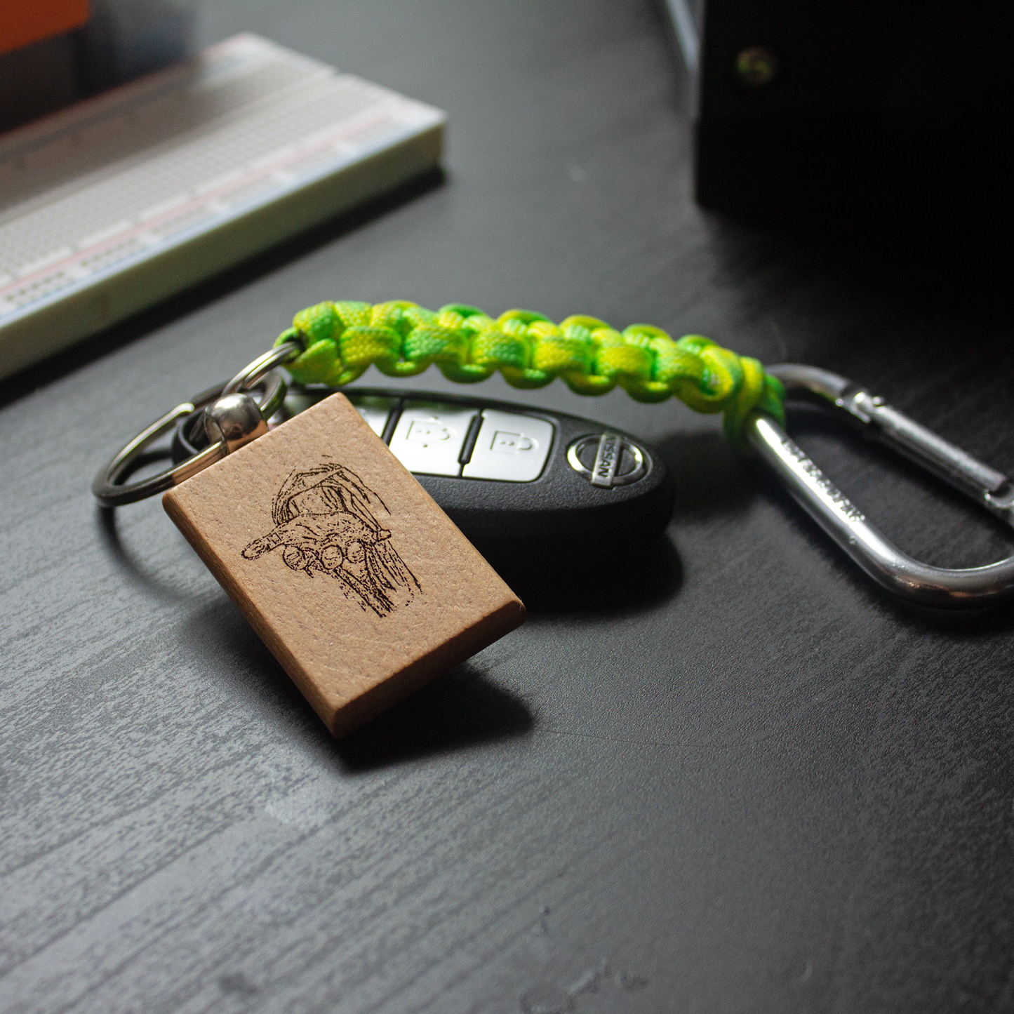 Hebrews 13:5-6 Verse Keychain