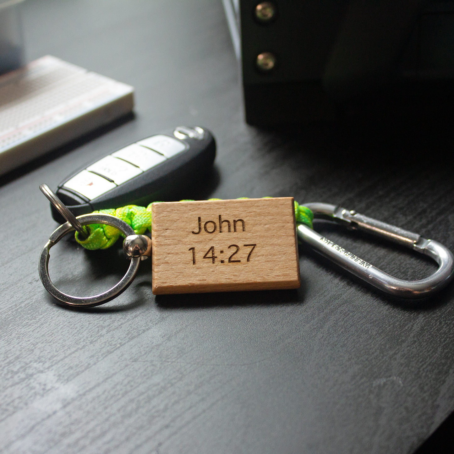 John 14:27 Verse Keychain