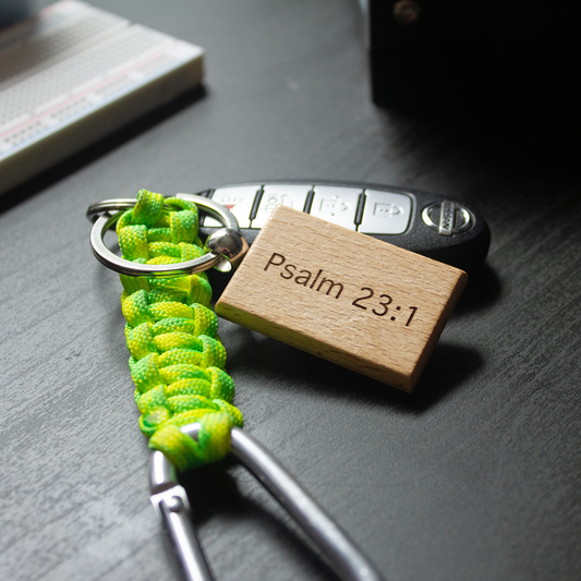 Psalm 23:1 Verse Keychain